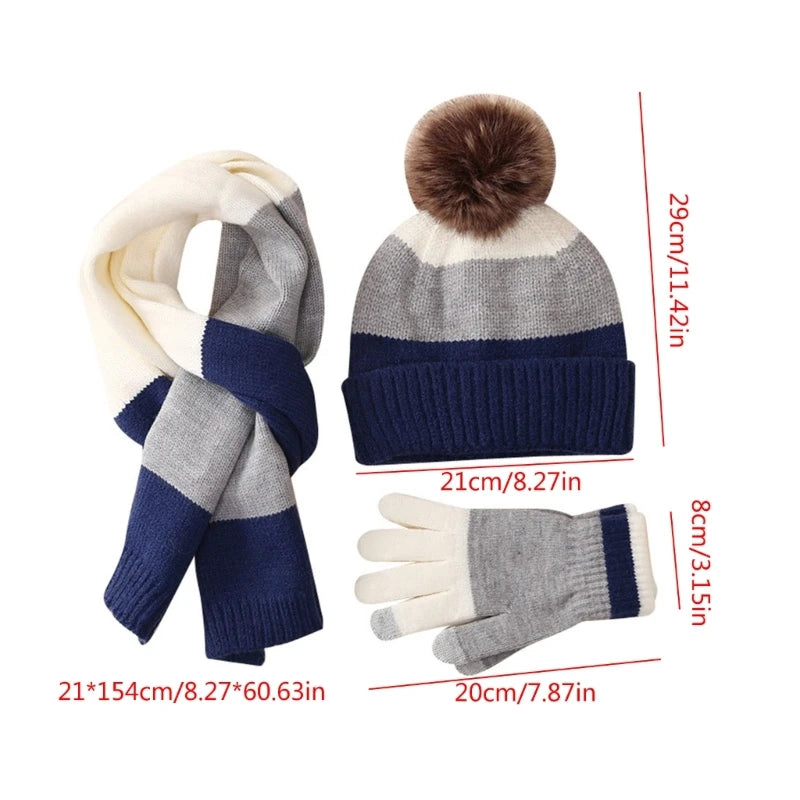 Parure Bonnet Gant Echarpe Enfant 