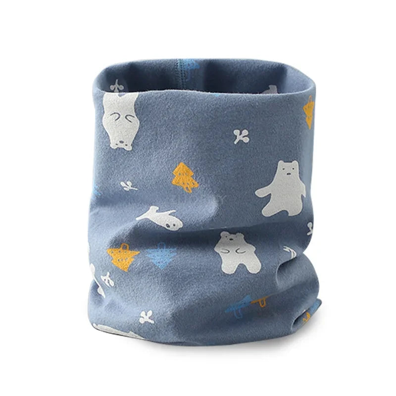 Snood Enfant 3 ans Bleu Nuit 0-12ans/ 46*21cm