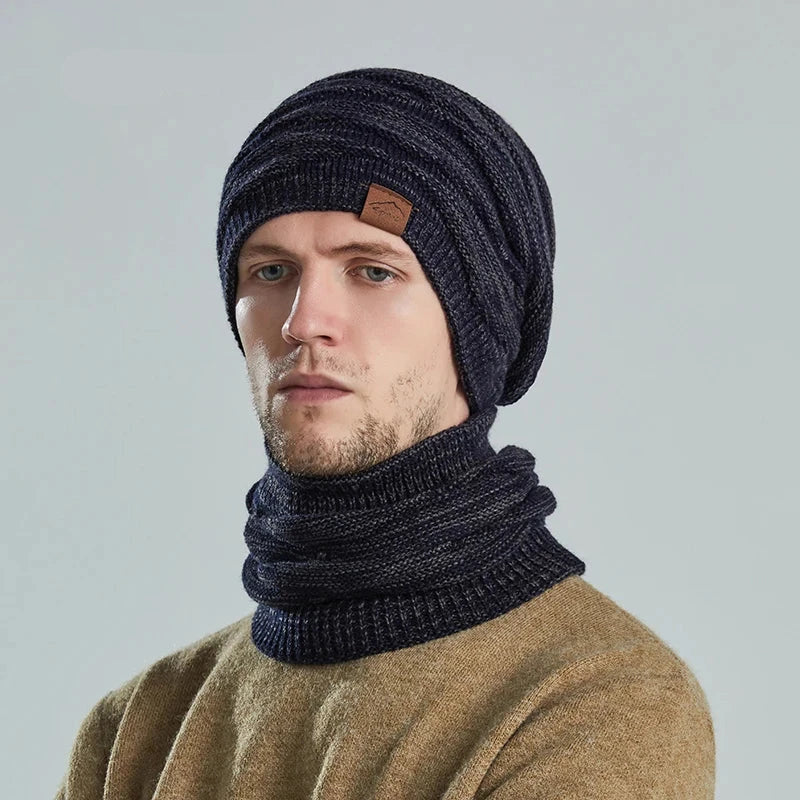 Ensemble Snood Bonnet Homme 