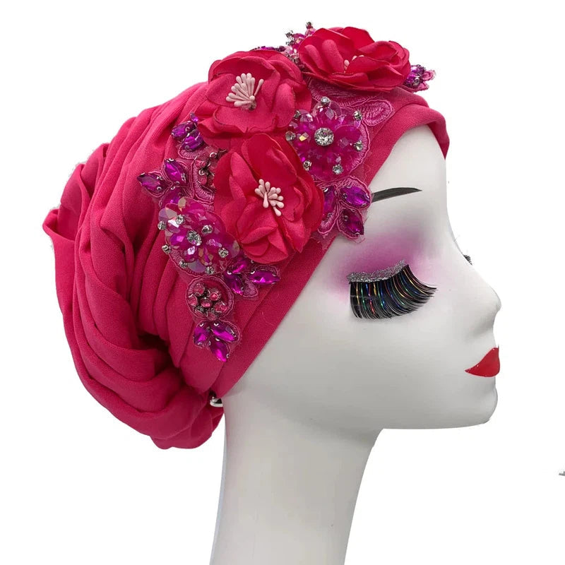 Foulard Africain Mariage Fuchsia 