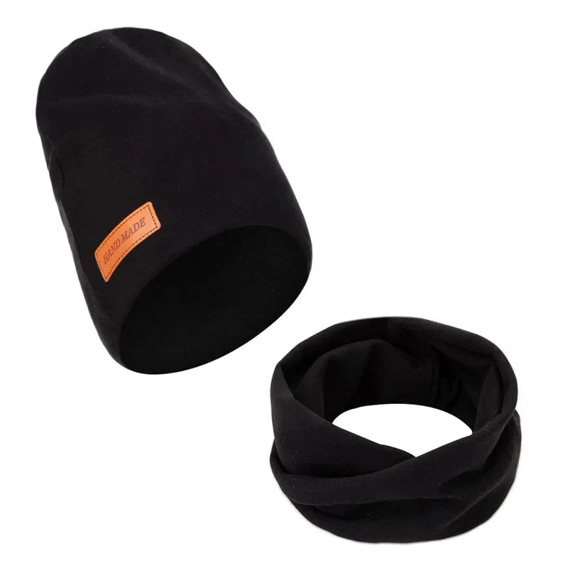 Ensemble Bonnet Snood Enfant Noir 
