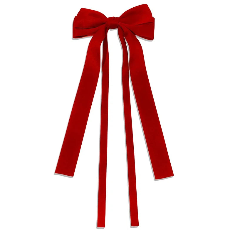 Noeud Papillon Cheveux Rouge 