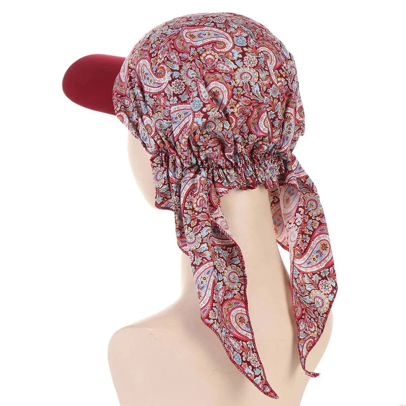 Casquette Visière Foulard 