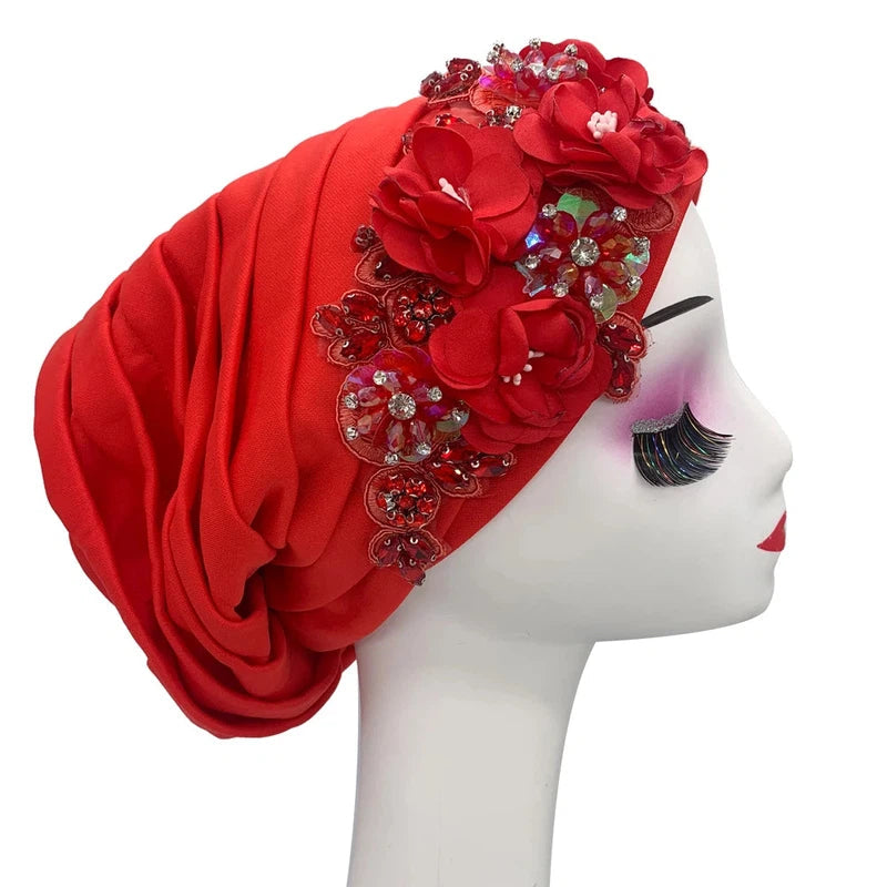 Foulard Africain Mariage Rouge 