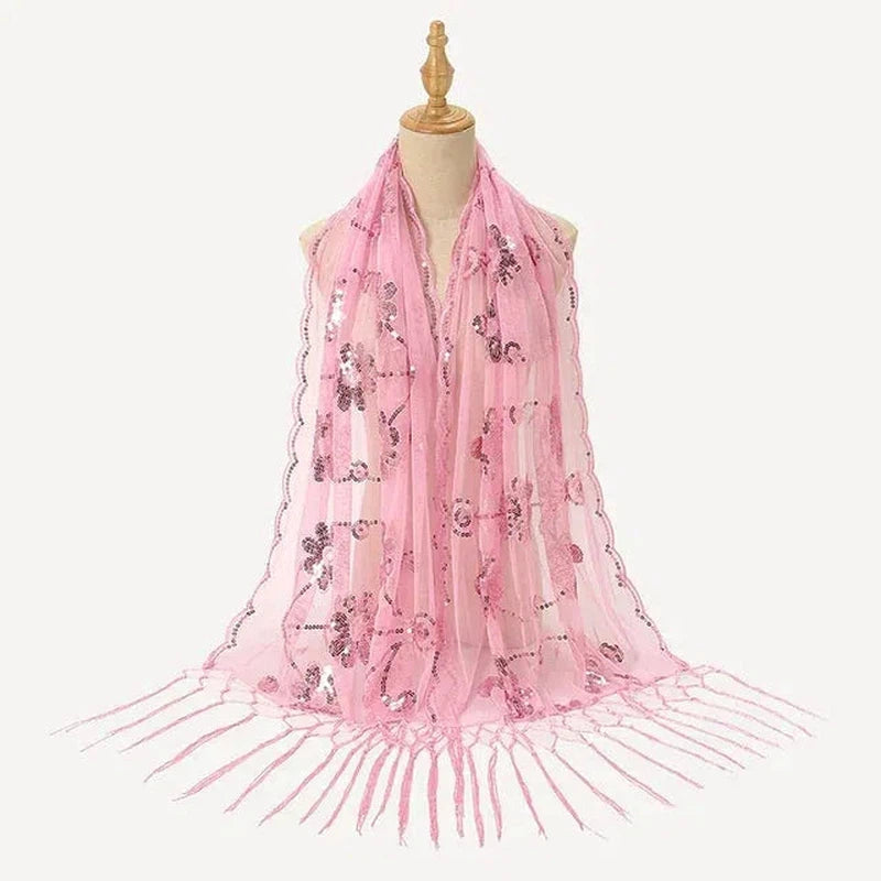 Etole Femme Pour Mariage Rose et Argent 135*175cm