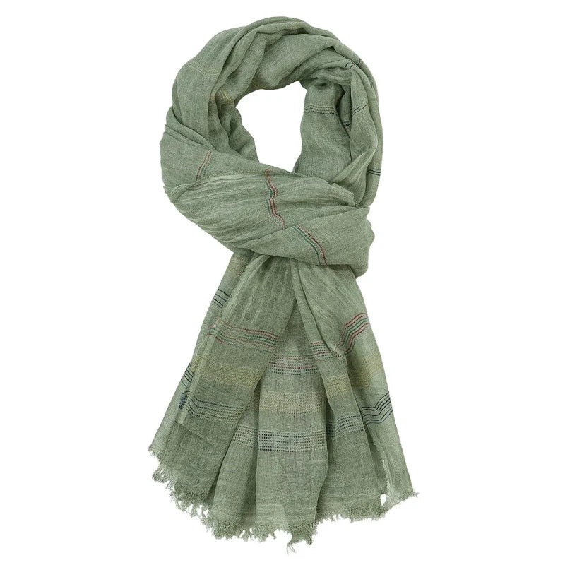 Chèche Touareg Vert Sauge 90*190cm