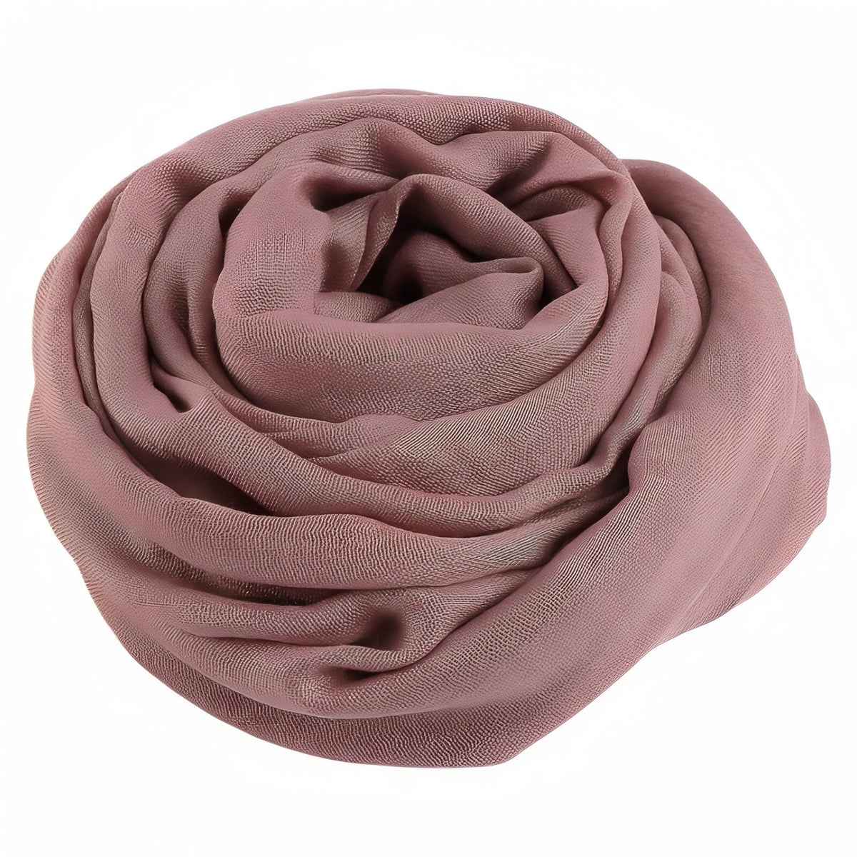 Chèche Coton De Lin Uni - Rose Poudré - 195*95cm