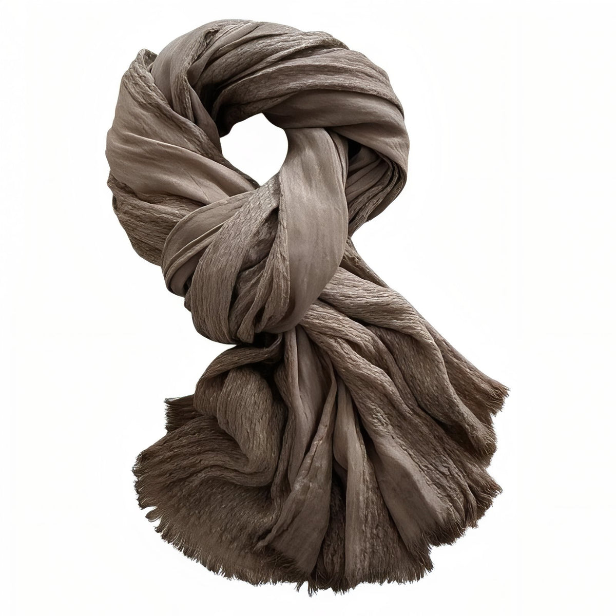 Chèche Coton Crêpé - Beige Sable - 200*90cm