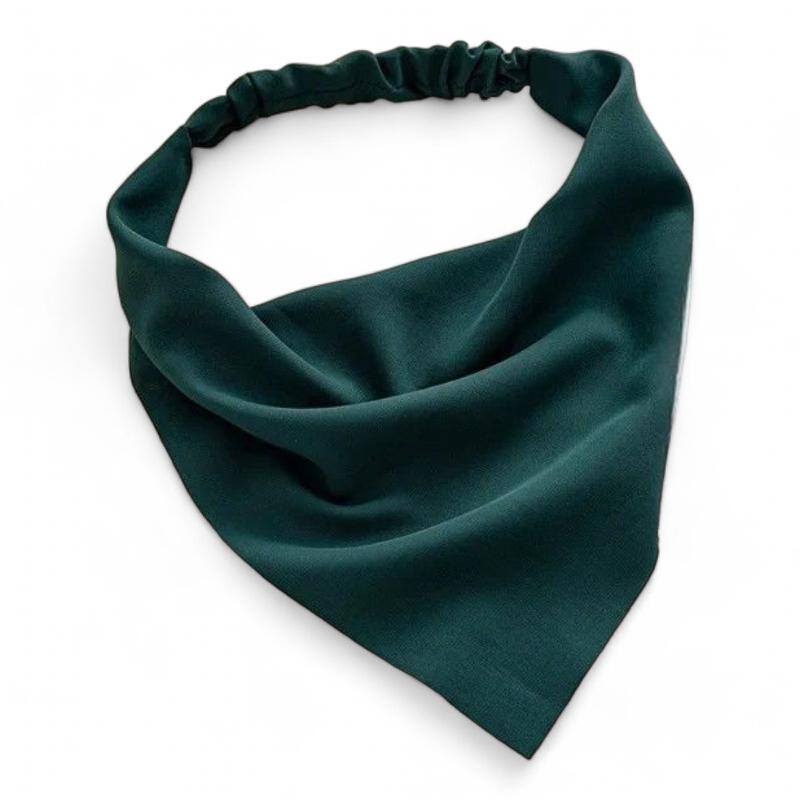 Bandeau Triangle Cheveux Vert Foncé 