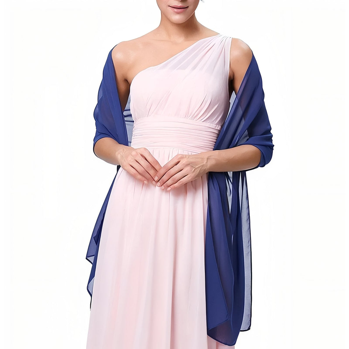 Châle de Soirée Femme portée sur les épaules - Gris Pâle - Taupe - Vert D'eau - Blanc Cassé - Bleu Royal - Fuchsia - Orange - Vert Émeraude - Bordeaux - Bleu Marine - Noir - Violet - Pêche - Rouge - Corail - Bleu Céleste - Rose Clair - Jaune