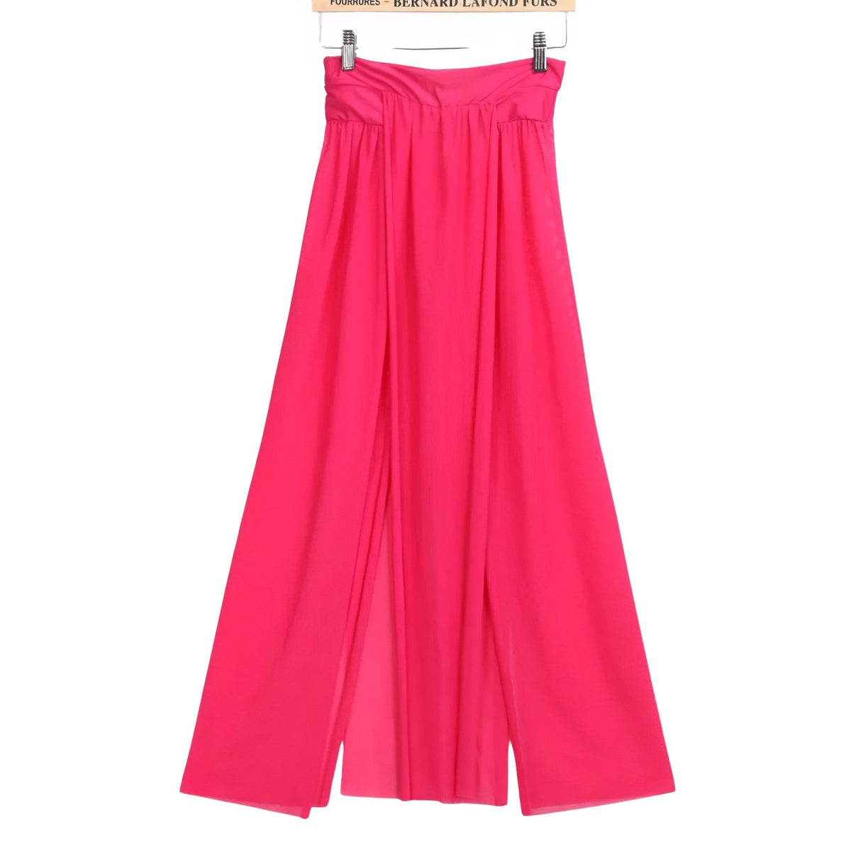 Jupe Longue Droite Fendue 2 Côtés Plage - Fuchsia - Unique