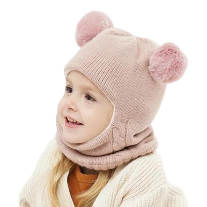 Cagoule Enfant 4 ans Rose Poudré 1-4ans / 48-52cm