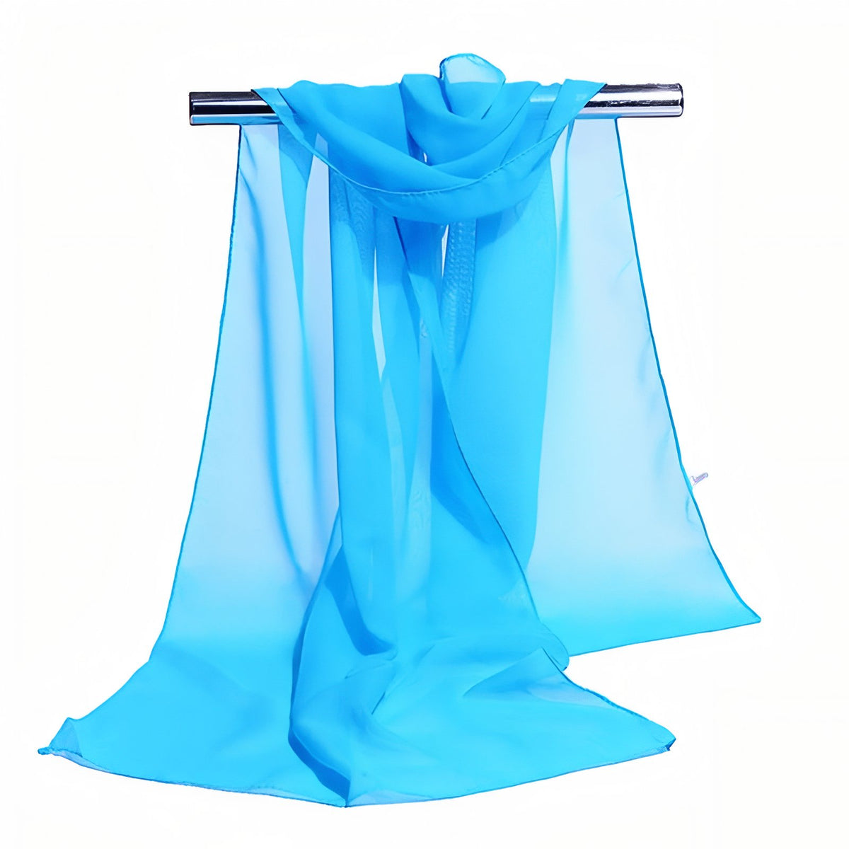 Châle de Soirée Femme - Bleu Céleste - 160x50cm