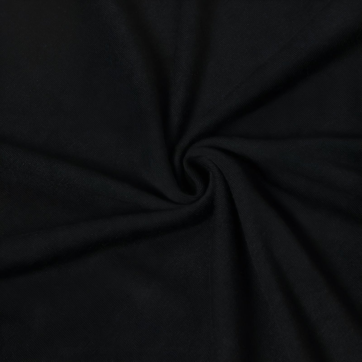 Robe de Plage Noire gros plan tissu noir - Noir