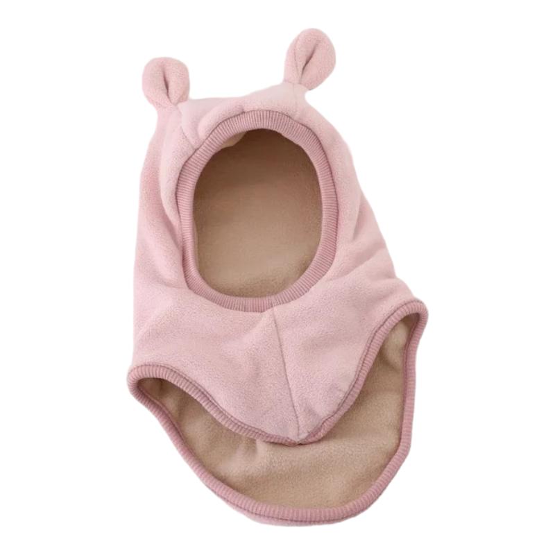 Cagoule Polaire Enfant Rose Pâle 0-5ans / 48-52cm