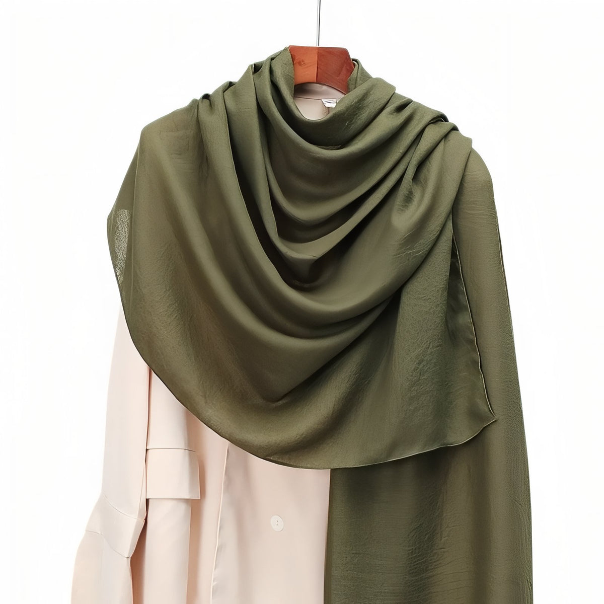Etole Châle de Couleurs pour Mariage - Vert Olive - 80*180cm