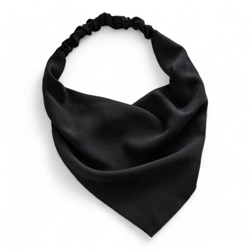 Bandeau Triangle Cheveux Noir 