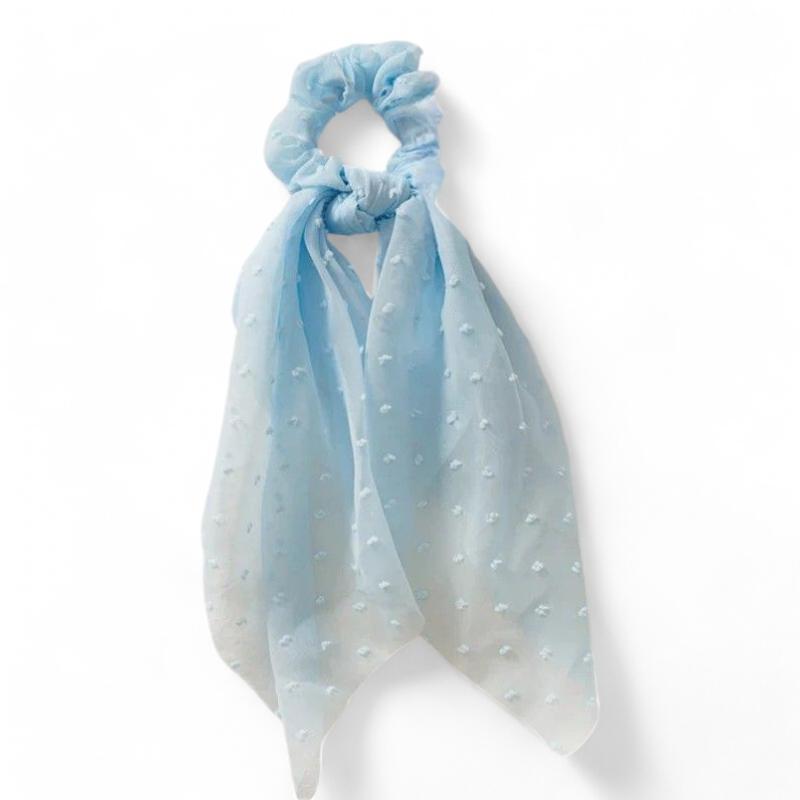 Foulard à Cheveux Chouchou Bleu Ciel 