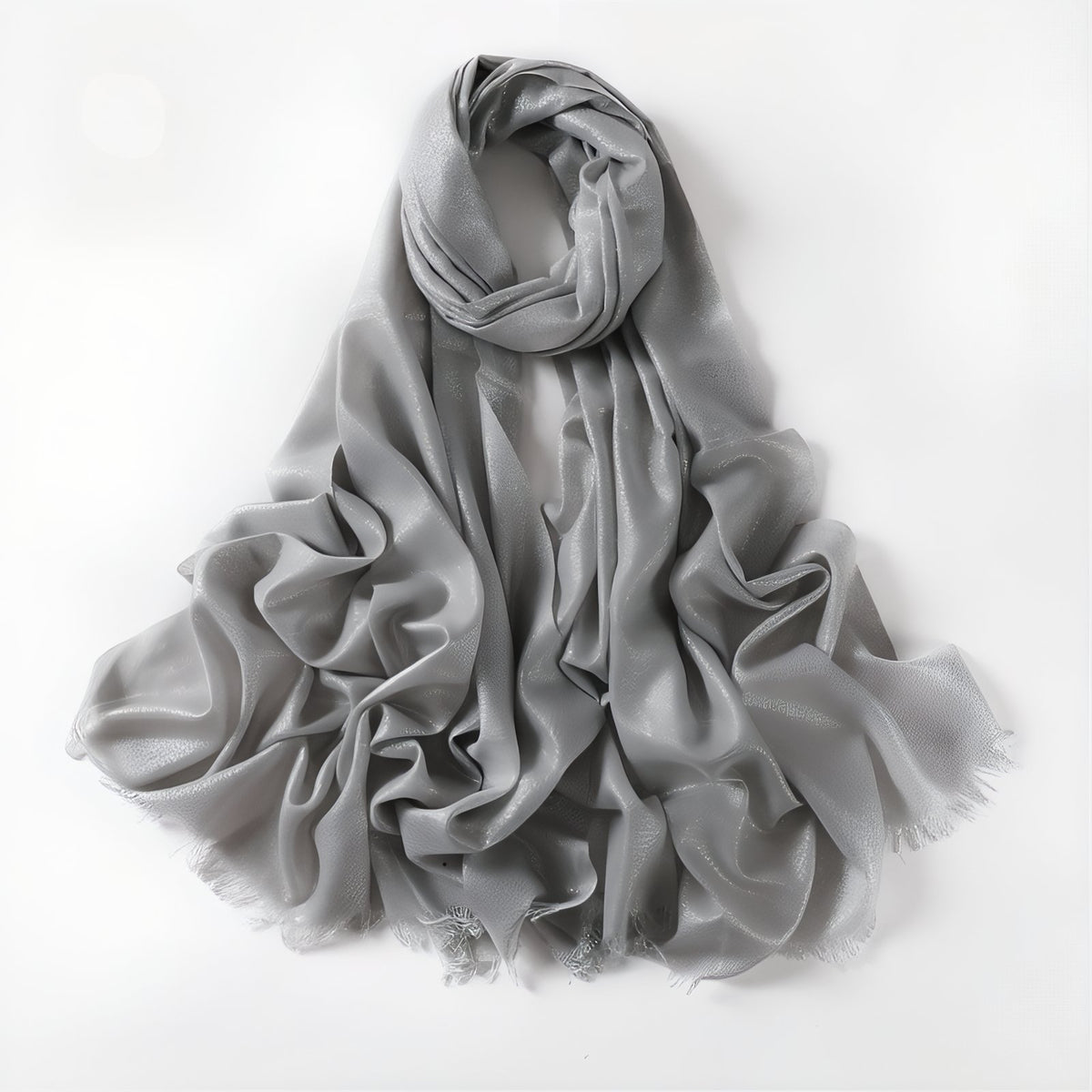 Echarpe Pailletée Femme - Argenté - 200*80cm