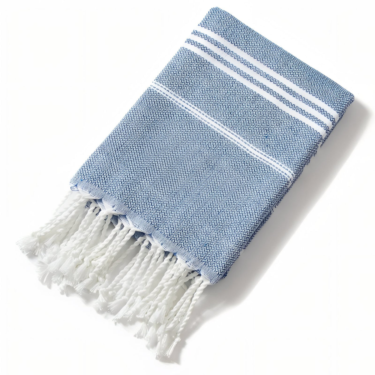 Serviette de Plage Fouta - Bleu Marine - 90x180cm