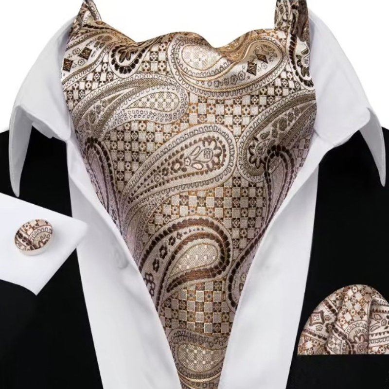 Cravate Ascot - Marron