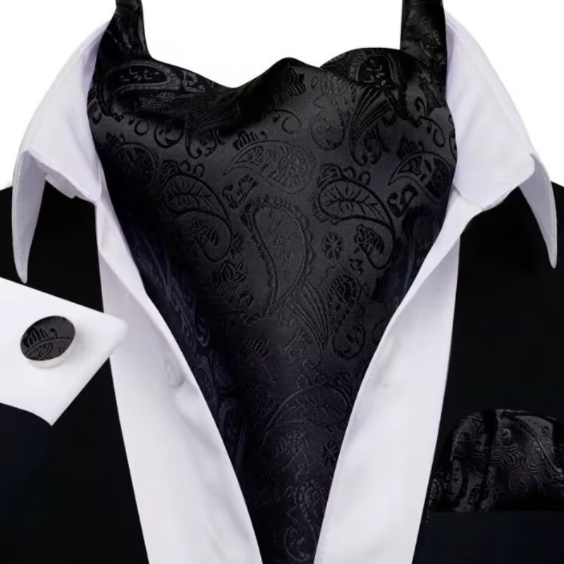 Cravate Ascot - Noir