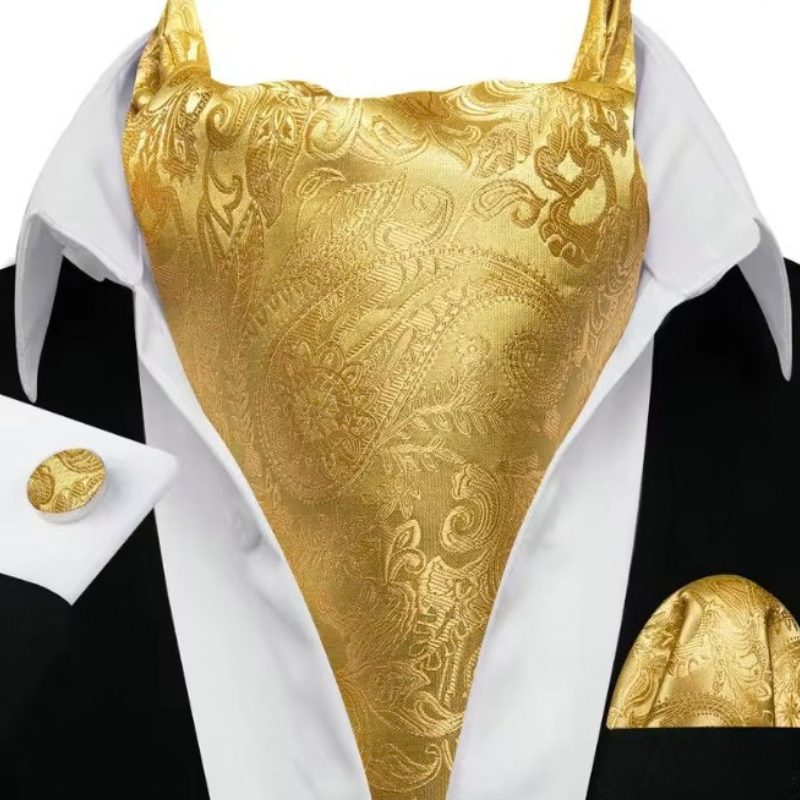 Cravate Ascot - Or