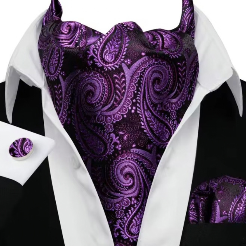 Cravate Ascot - Violet