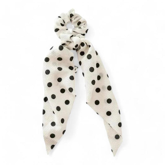 Chouchou à Pois Blanc et Noir 