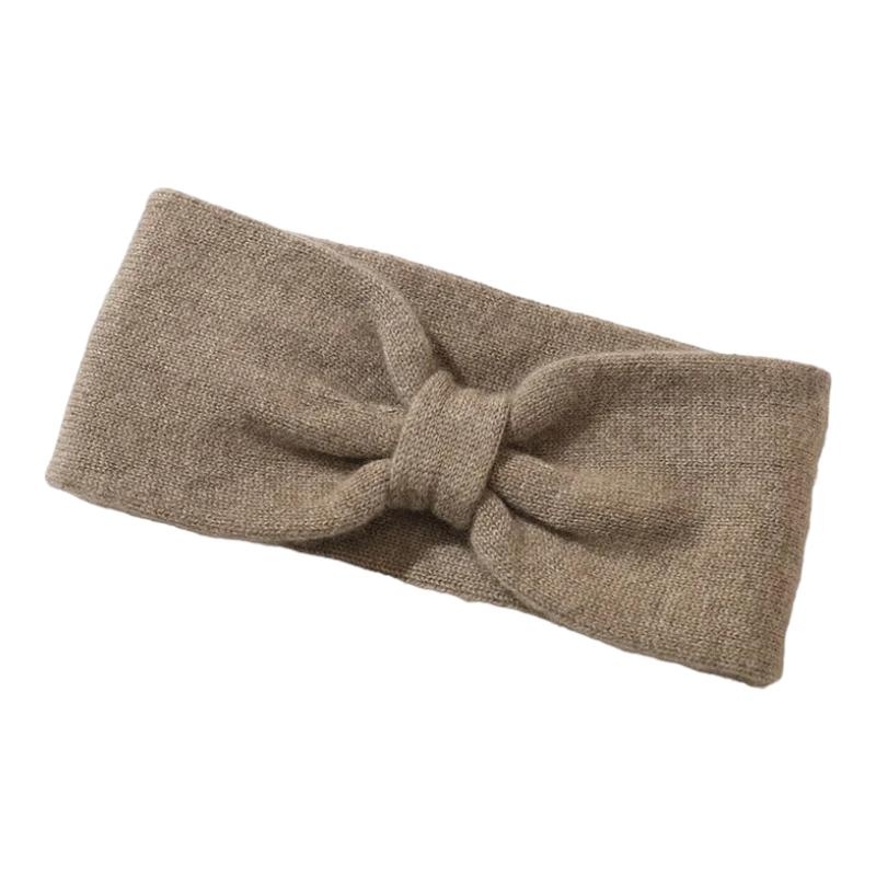 Headband Cachemire Taupe 24*11cm