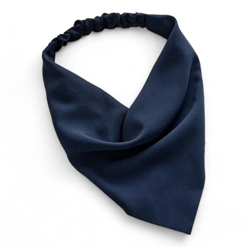 Bandeau Triangle Cheveux Bleu Marine 