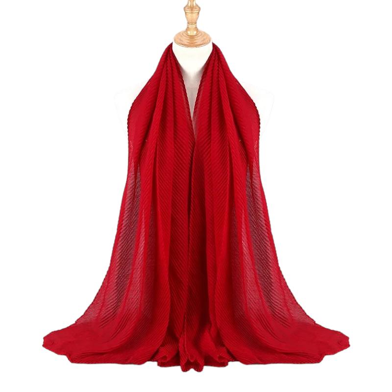 Foulard Etole Rouge Cerise 90*180cm