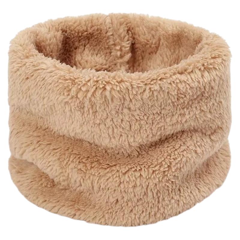 Cache Cou Fausse Fourrure - Beige Clair - 25x15 cm