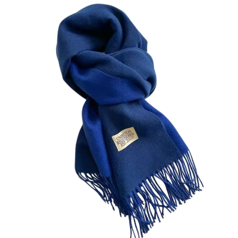 Echarpe Bicolore - Bleu Marine et Bleu Ciel
