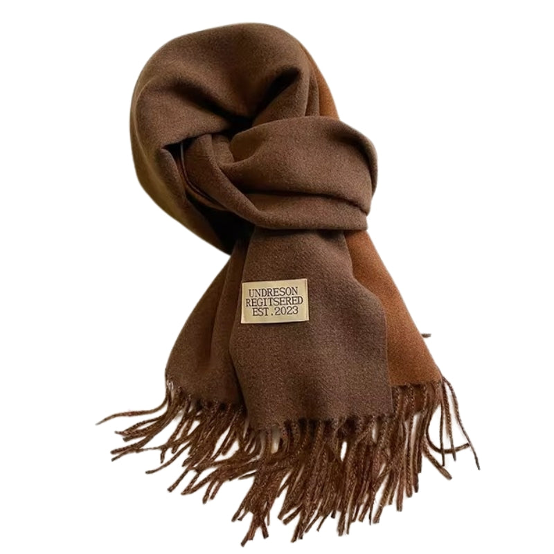 Echarpe Bicolore - Marron et Chocolat