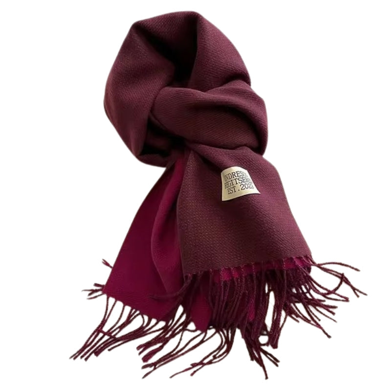 Echarpe Bicolore - Violet et Bordeaux