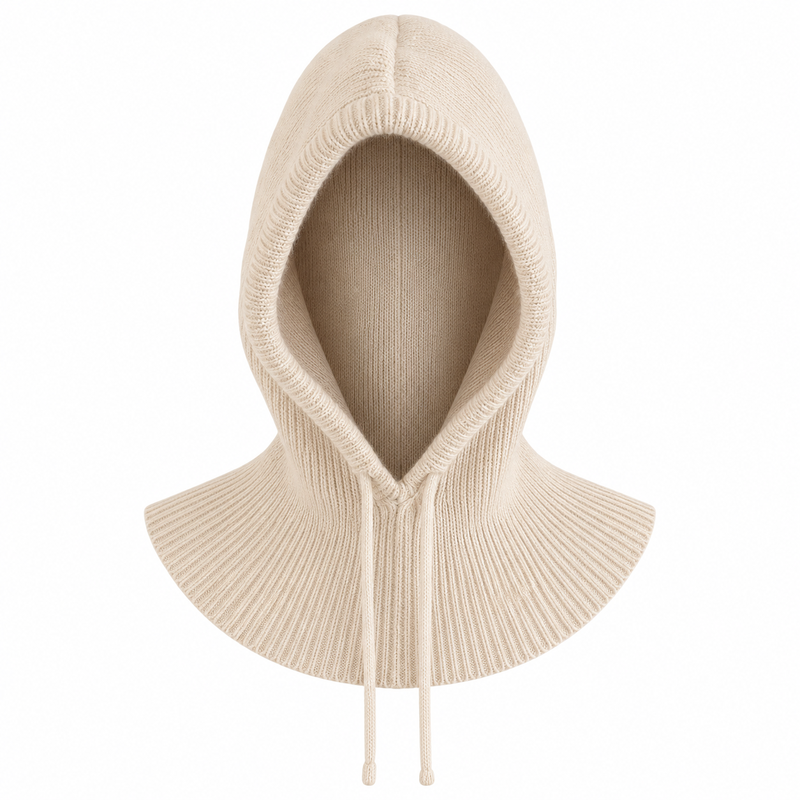 Echarpe Cagoule Crème 55-60cm