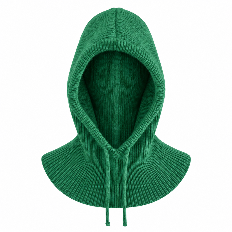 Echarpe Cagoule Vert 55-60cm