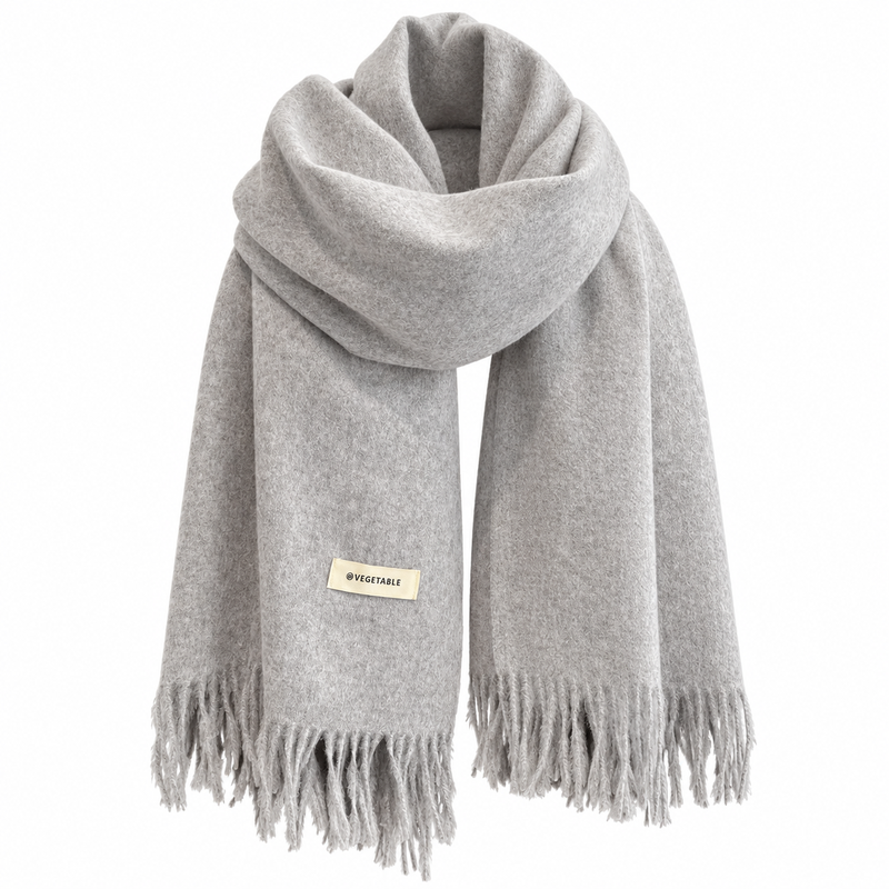 Echarpe Simple, coloris gris clair