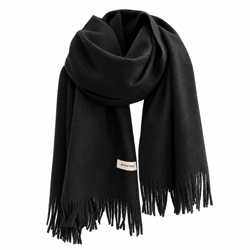 Echarpe Simple, coloris noir