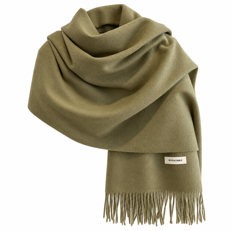 Echarpe Simple, coloris olive clair