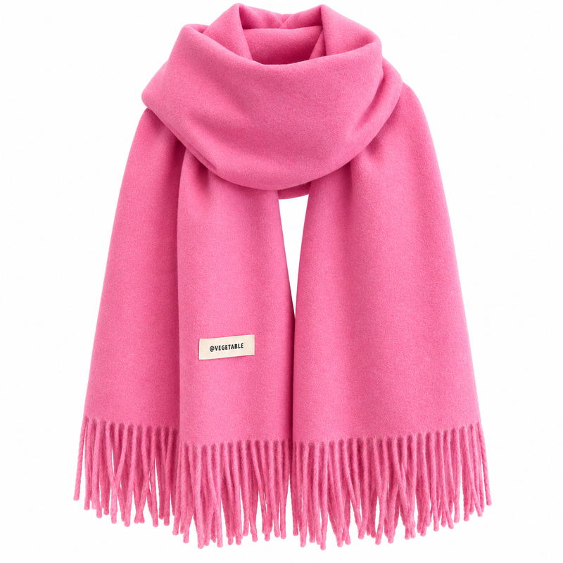 Echarpe Simple, coloris rose bonbon