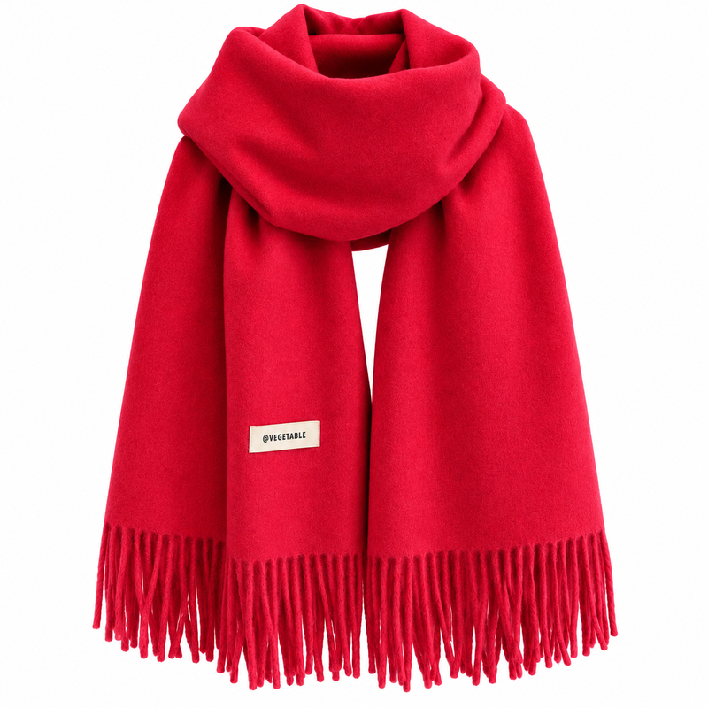 Echarpe Simple, coloris rouge