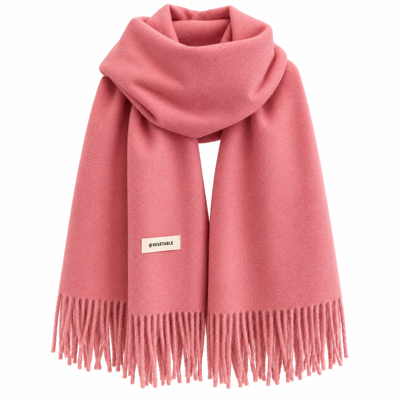 Echarpe Simple, coloris vieux rose