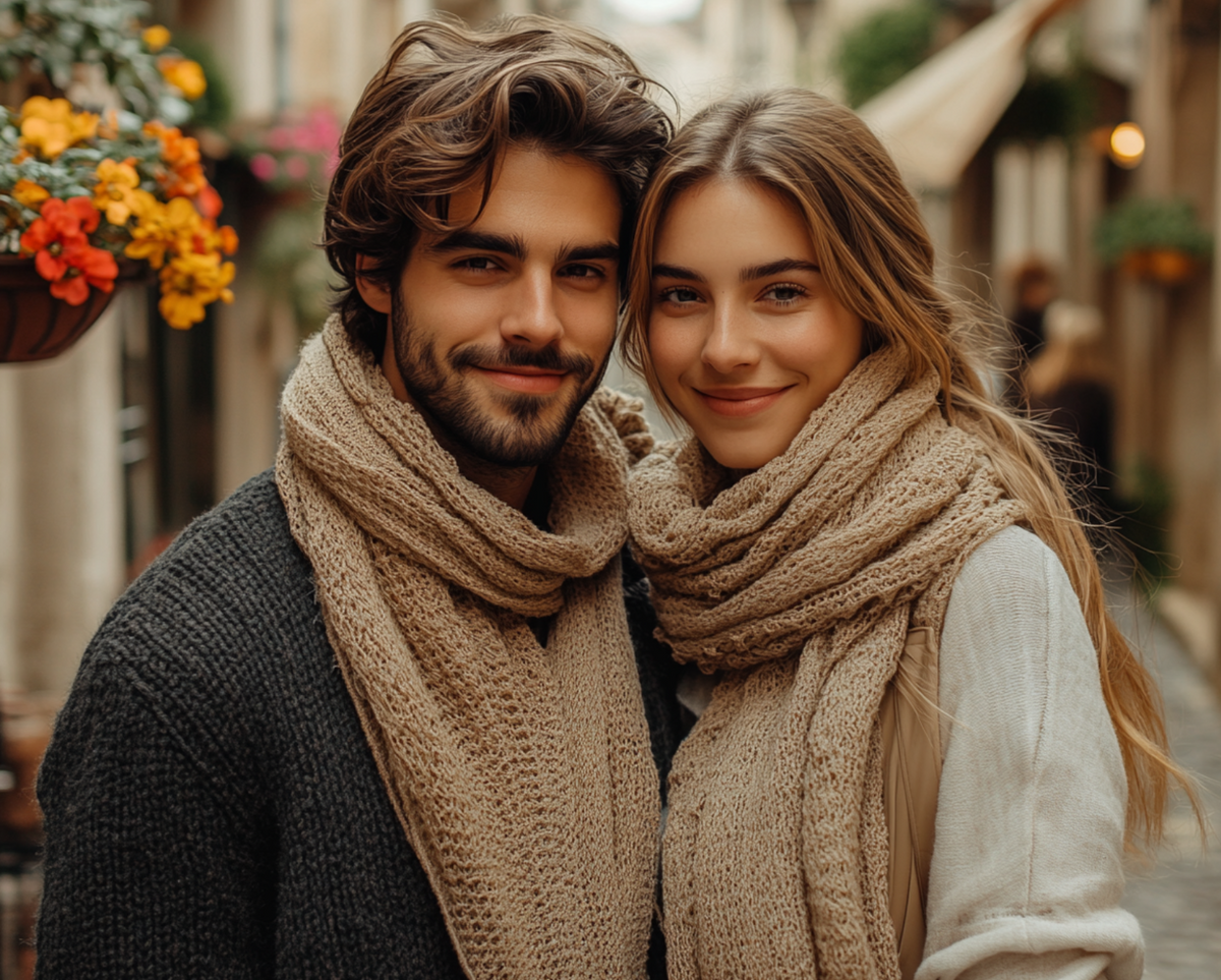 écharpes homme et femme