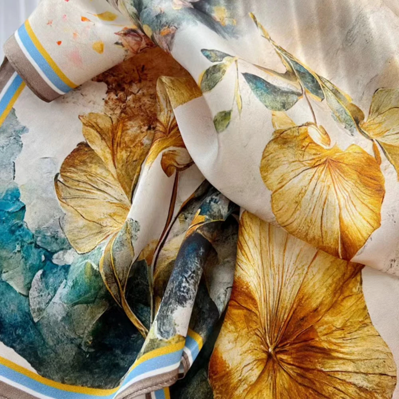 Foulard Soie Femme Luxe 