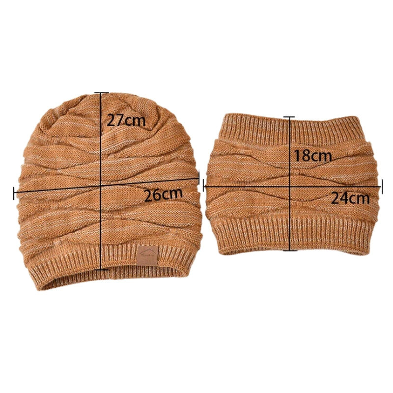 Ensemble Snood Bonnet Homme 