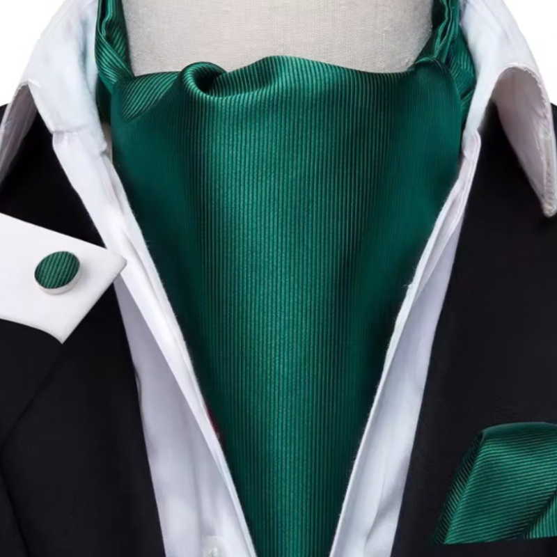 Foulard Cravate en Soie - Vert